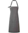 PR137 Premier Calibre Heavy Canvas Pocket Apron Dark Grey colour image